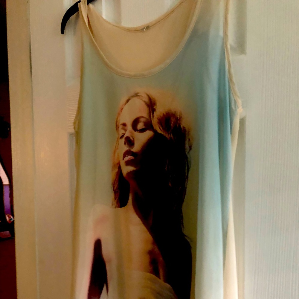 Sheer long flowy top